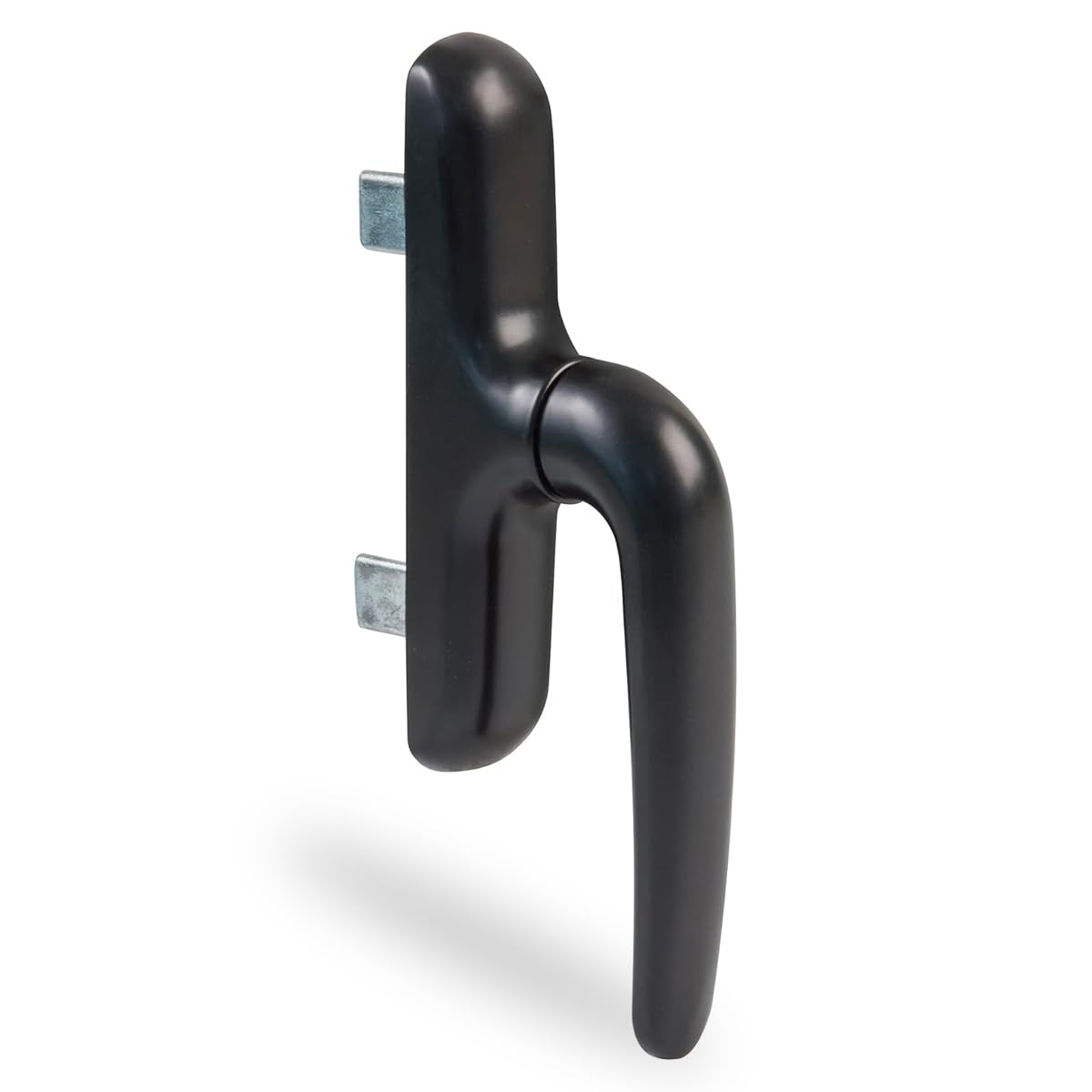 Poignée pour fenêtres ouvrantes Amig en aluminium et PVC noir 180mm