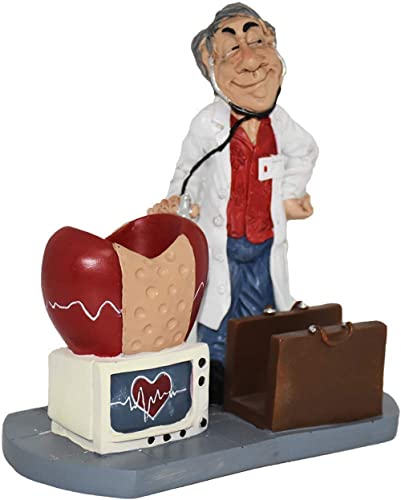 Image of AUGEN Polyresin Funny Doctor Idol Statue Showpiece for Home Decor Decoration and Gifting (1 Piece, 6723-I2)
