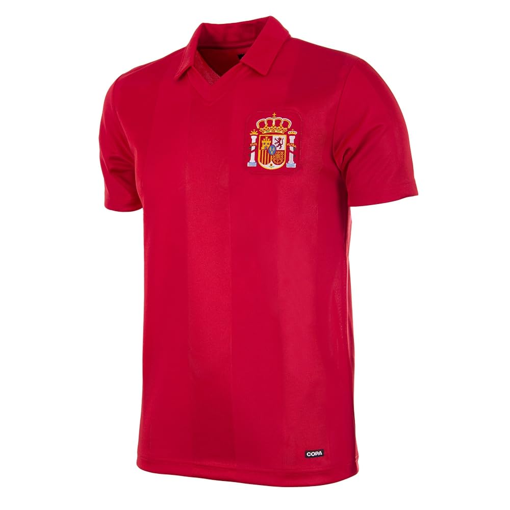 Copa - España 1984 - Camiseta de fútbol Retro - Hombre - Roja