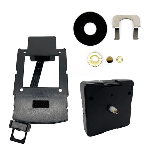 New Replacement Quartz High Torque German UTS Euroshaft Pendulum Clock Movement Mechanism Motor with Pendulum Drive Battery Operated (11mm Shaft Length)