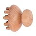 FOLOSAFENAR Massage Tool, Wood Mushroom Massager Promote Circulation Ergonomic Handle Soothes Scalp for Head for Thighs