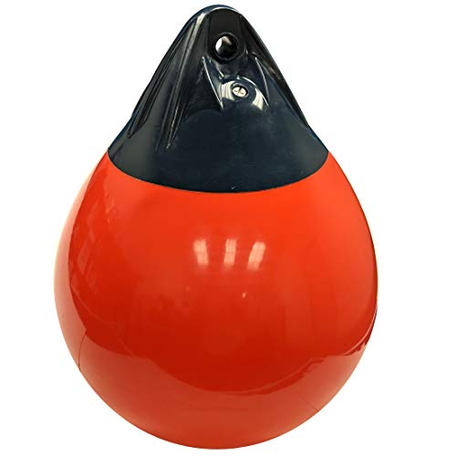 North East Harbor Neh Heavy-Duty Ultra Durable Inflatable Vinyl Water Buoy Boat Fender- For Mooring, Anchoring, Marking - 18" Diameter X 22" Height #TOP1