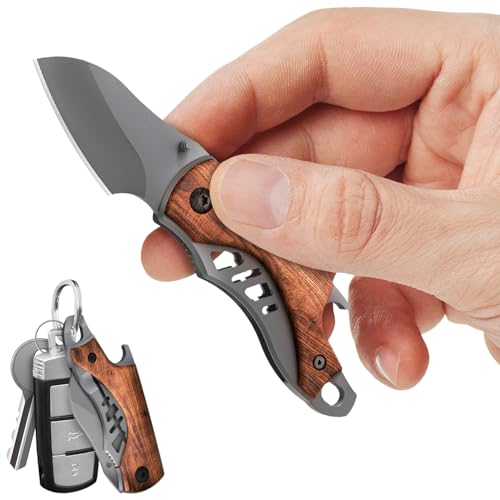 Small Pocket Knife for Men - 5.7’’ Keychain Knife with