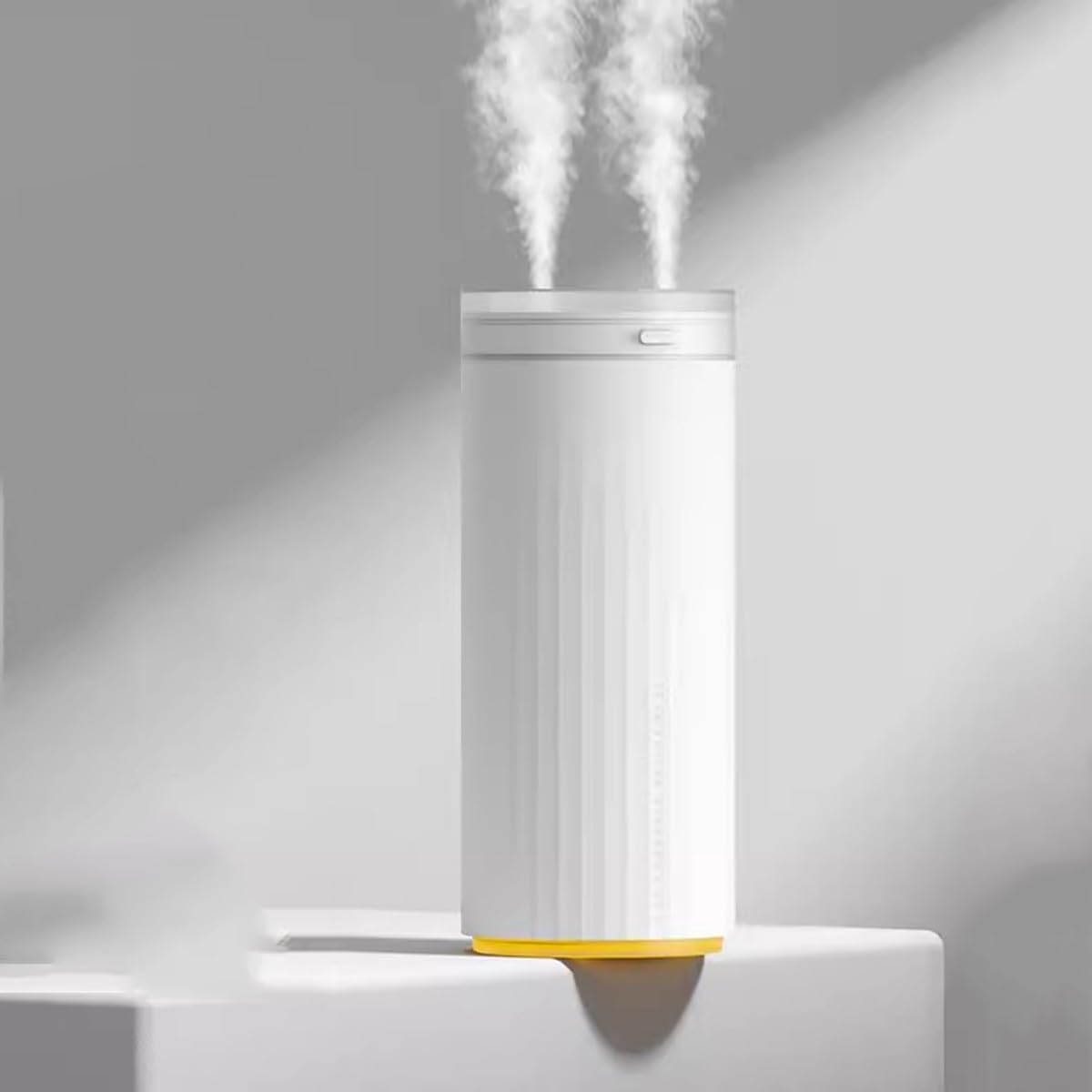 Plug-in Small Mist Humidifier USB Desktop Humidifier 500ml Air Humidifier for Bedroom, Portable Ultrasonic Humidifier,Quiet,Auto Shut-Off,2 Mist Modes (Color : White)