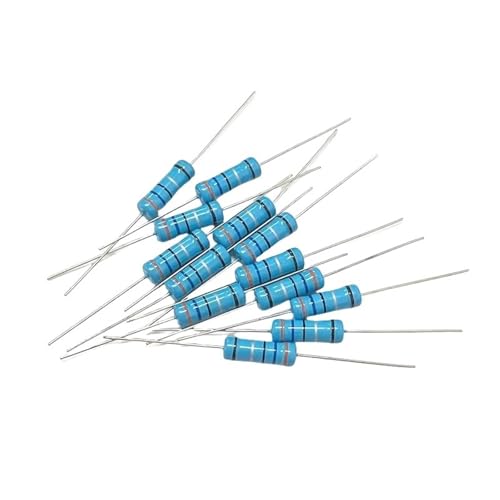 10PCS 3W Metal Film Resistor 1% Color Ring 1K2K 10K 100 ohms 120 ohms 22K 220 4.7K 470 1M(2K2)