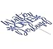 Blue Glitter Winter One Derland Cake Topper, Snowflake One/Our Little Snowflake is One, Funny Winter Snowflake Baby's 1st Birthday Party Decorations Supplies
