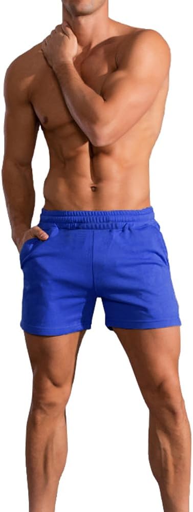 Men Bodybuilding Gym Workout 5 inch Sports Running Fitness Shorts - Image 2
