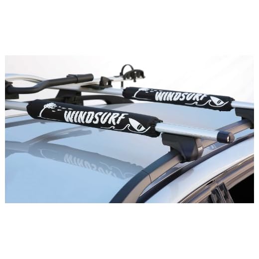 SUMEX Windpad - Almohadilla Protectora Windsurf Negra, 2 Unidades