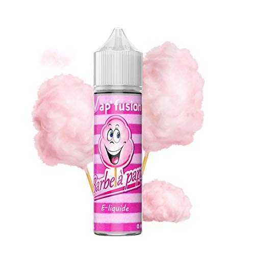 E-liquide Barbe à papa 50 ml 50/50 PG/VG Vap'fusion - Sans nicotine ni tabac