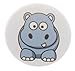 A&T Designs Unisex - Friendly Chunky Hippopotamus 1.25