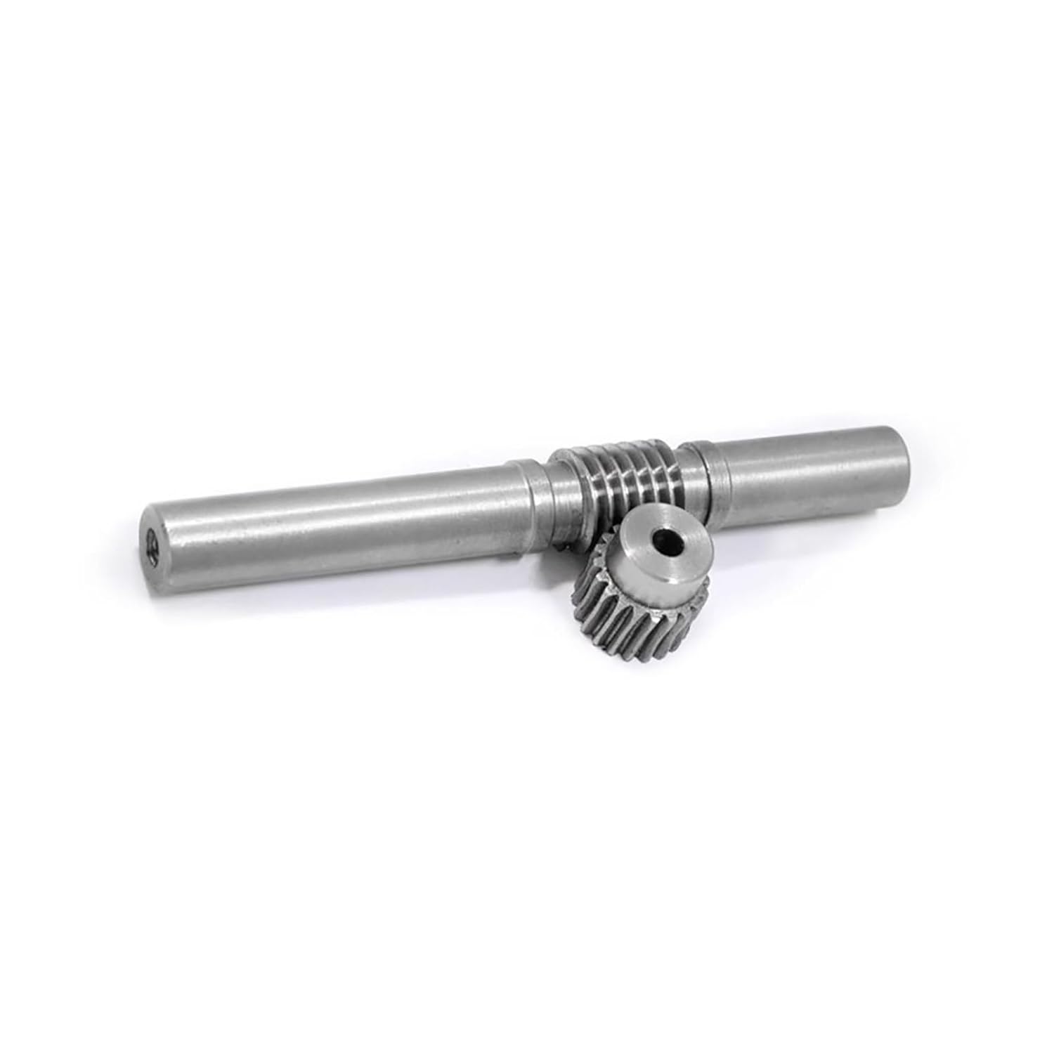 Bevel Gear Pinion Hardware Mechanical 1M Worm Gear with Rod Reduction Ratio 15-100Teeth Reducer Transmission Parts(25T Gear(Boer 6mm)