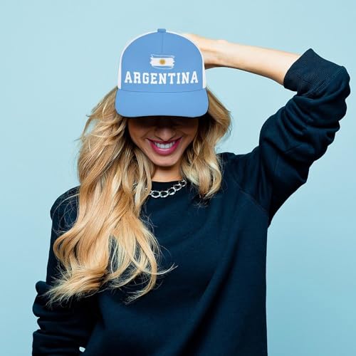 Image of Soccer National Team Baseball Cap for Men Women Adjustable Snapback Summer Sun Hat Game Day Hat for Soccer Fans