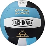 Tachikara SV5WSC Sensi-Tec® Composite High Performance Volleyball (Powder Blue/White/Black) - SV5WSC.PBWB