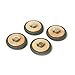 Tegu Magnetic Wooden Blocks, Wheels Accessory, 4-Pack (TEGM12059)