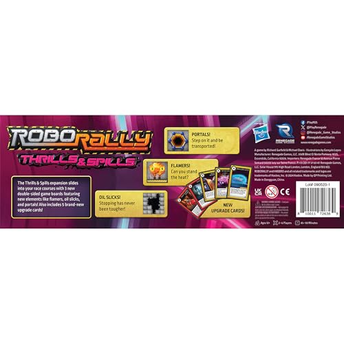 Robo Rally Expansion: Thrills & Spills Trio juego de mesa miniatura 4