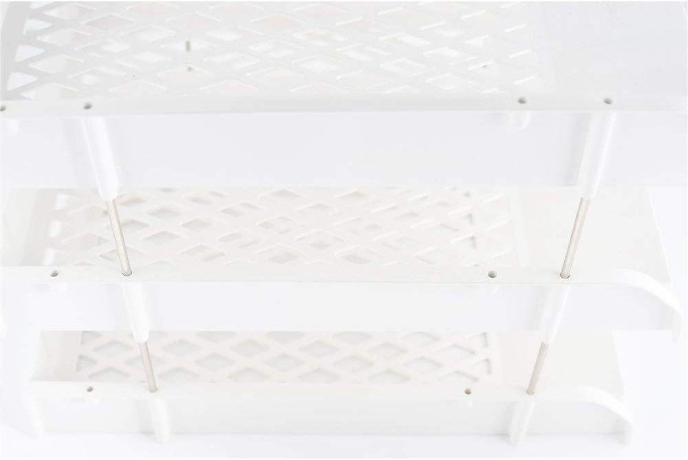 Portadocumenti, Portadocumenti Vassoio Portadocumenti a Tre Strati Portadocumenti Portadocumenti Portadocumenti per Ufficio Supporto per Gestione Desktop (Bianco 32 * 26 cm)