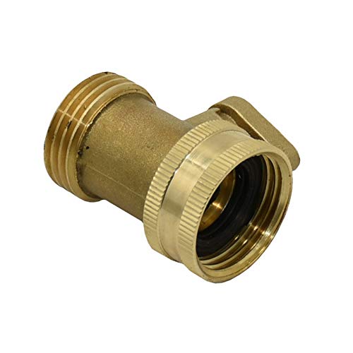 Accessori di giunzione per tubi flessibili Tap da giardino Femmina da 3/4 a 3/4 Valvola di irrigazione in ottone maschile Valvola di irrigazione 1-modo Mobile in metallo Connettori for tubi for acqua