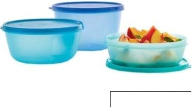 Tupperware Mucize Şekerler Mavi 3'Lü Set 2 Lt + 1,5 Lt + 1 Lt