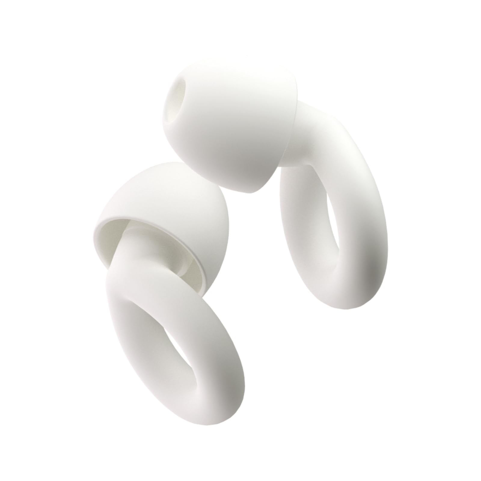 Earplugs for Sleeping, 33db Noise Canceling Ear Plugs, Waterproof Reusable Noise Canceling Earplugs for Concerts, Motorcycles, Travel and Hearing Protection - 8 Ear Tips in XS/S/M/L, White