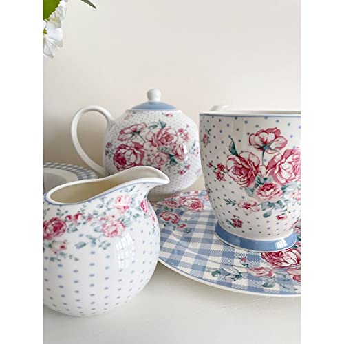 ISABELLE ROSE Lattiera fine porcellana bone china