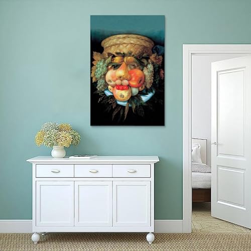 Giuseppe Arcimboldo Tête Composable impression toile affiche décoration murale salon - 4
