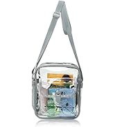 SPODEARS Clear Bag Stadium Approved Crossbody Purse, Small Clear Tote Bag for Concert Festival Wo...