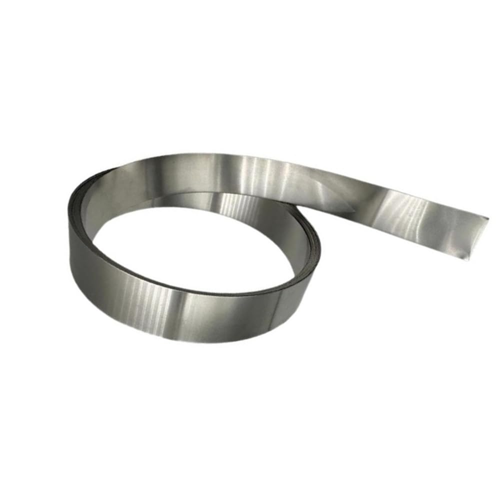 Tiras de lámina estrecha de acero inoxidable 301, 2 uds., bobina de Metal Industrial DIY de 5M(0.2mm x 20mm x 5 M)