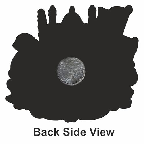 Image of Premium Laser Cut MDF Fridge Magnet for Home Decor, Vibrant Layered Travel Artwork Souvenir Gift with Strong Magnetic Hold, Refrigerator Decoration for Kitchen & Office - India