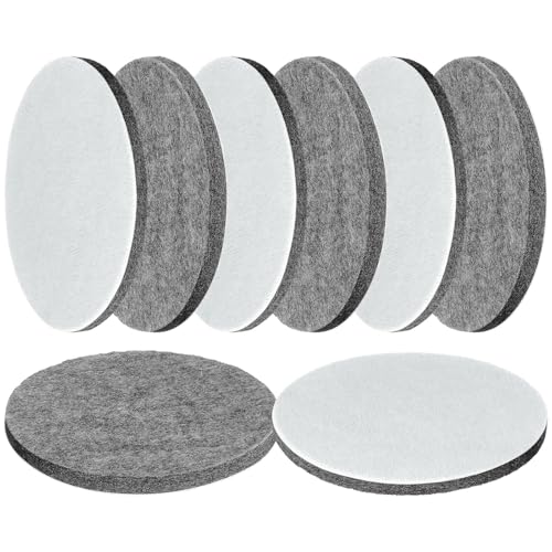 8 Feutre de polissage 125 mm disque de polissage pour ponceuse excentrique tampon de polissage feutre verre tampons de polissage de voiture 125 mm tampon de feutre Velcro