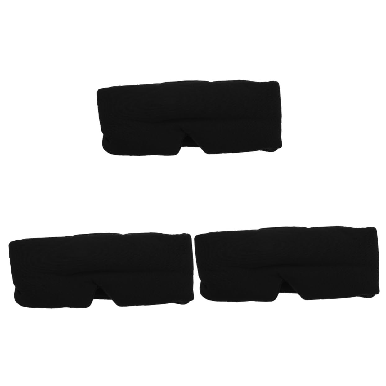 FOMIYES 3 Pièces Des Lunettes De Dormir Cache-oeil Masque En Coton Masque De Spa Ombre à Paupières De Nuit Bandeau Le Fard à Paupières Couvrir Les Yeux Coton Modal