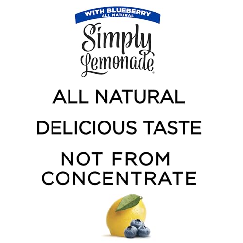 Simply Lemonade with Blueberry All Natural, 52 Fl Oz Bottle - Image 3