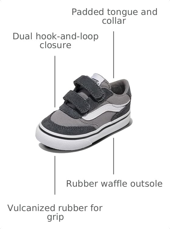 Image of Vans Unisex-Child Brooklyn Ls V Low Top Shoe