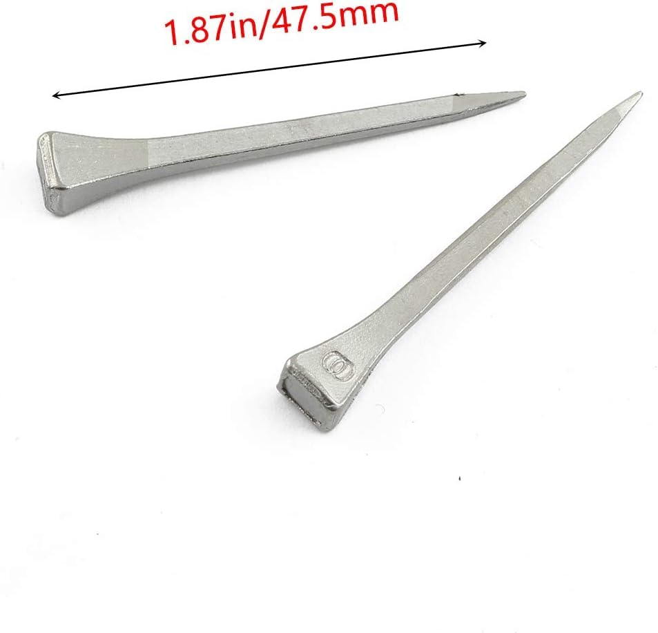 Image of 50pcs Steel 1.87 Inch E4 Horseshoe Nail Stainless Steel Horseshoe Tools for Horse Training Equestrian Sports
