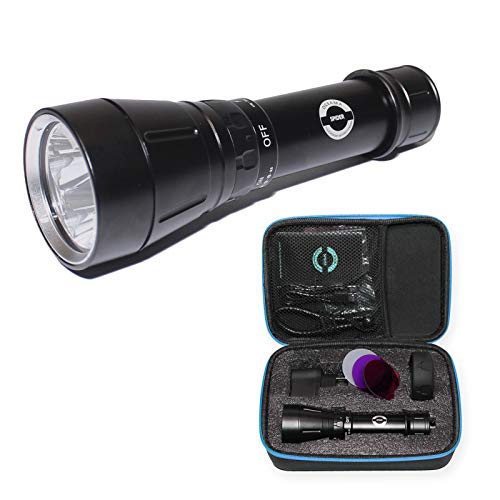 Linterna Plongée Spider T 3000 LED para tus rutas de buceo nocturno en el mediterráneo
