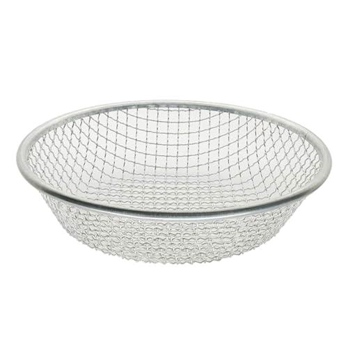 JUNNASALIKER Eficiente herramienta de tamizado de abono y tierra, tamiz de jardín, equipo de tamizado de jardinería, pantalla portátil de compost, textura de metal