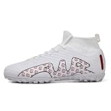 Bulamall Zapatos de Fútbol para Hombre Profesionales Zapatillas de Deporte Adulta Tacos de Fútbol para Entrenar al Aire...