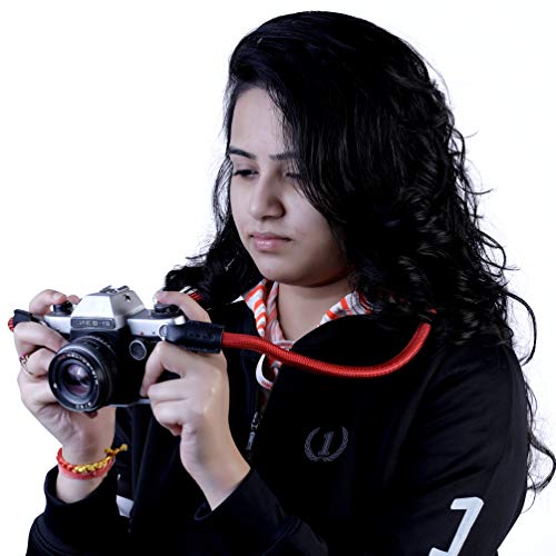 Image of Xaperture Rope Camera Neck Straps for DSLR /SLR and mirrorless Cameras (100cm, Red)