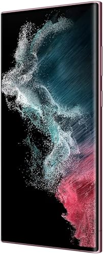 Image of Samsung Galaxy S22 Ultra 5G, US Version, 256GB, Burgundy - Verizon (Renewed)