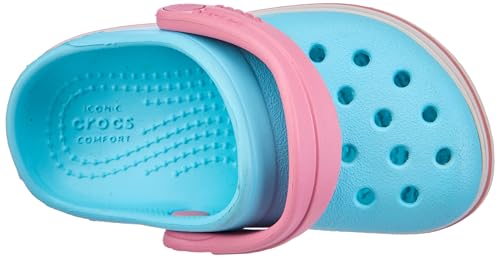Image of Crocs Crocband Ice Blue /White Clog-(207005-4S3)-6 Kids UK (C6)