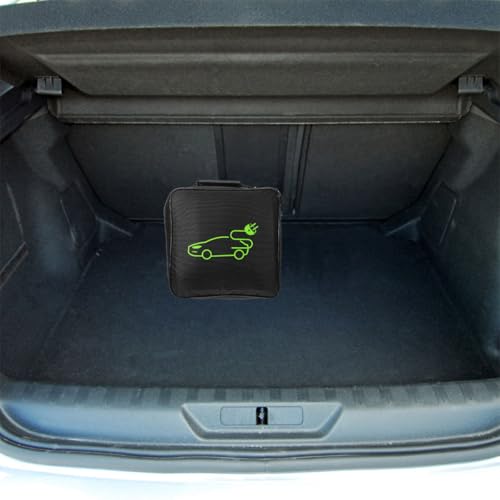 Bolsa para cables de coche eléctrico en tela Oxford de gran capacidad para maletero 6