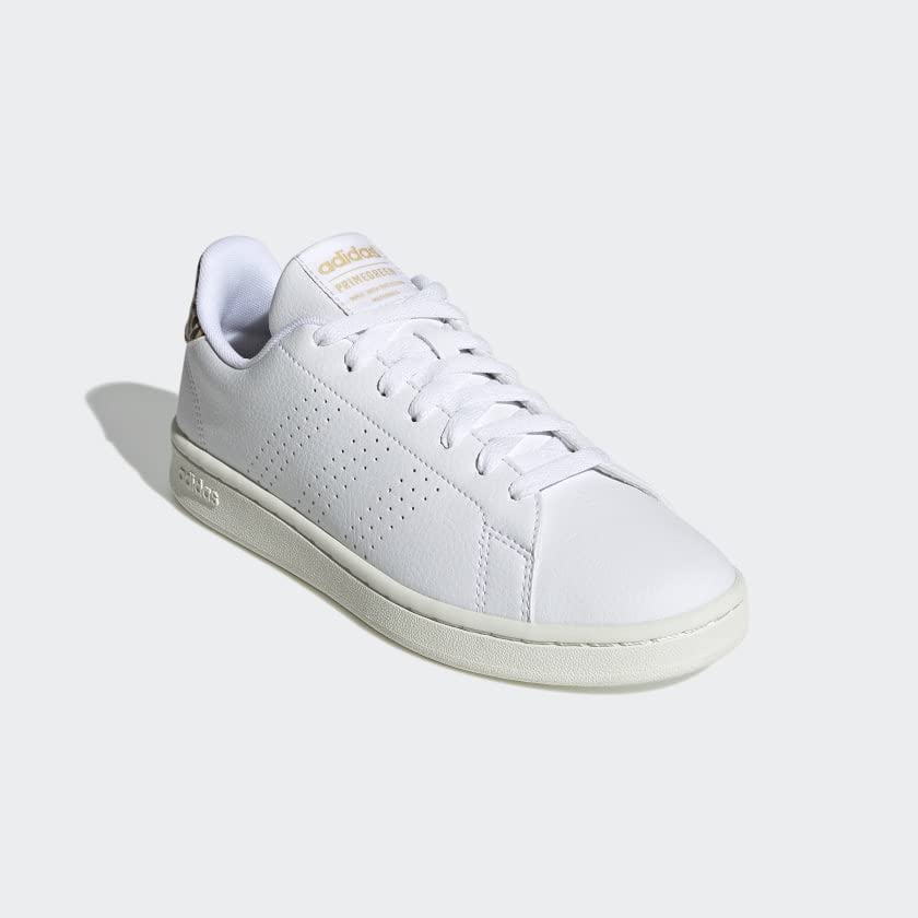 Image of adidas Womens Advantage Lace Up Sneakers Shoes Casual - White