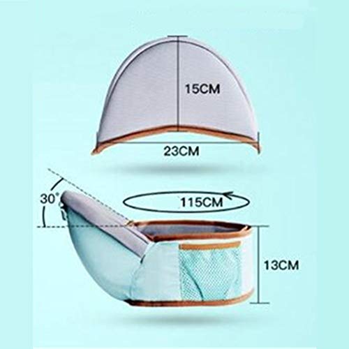 Baby Hip Seat Carrier, Sunzit Baby Taille Kruk Bescherming Lichtgewicht Ergonomische Multi-Positie Babydrager voor Baby… - Image 8