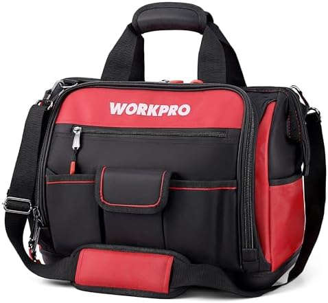 WORKPRO Bolsa de Herramientas 42 x 25 x 34 cm, Bolsa de Herramien...