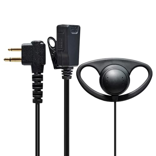 Pinganillo para Motorola CP040 y DP1400 auriculares con forma de D en pack de 10 unidades 2