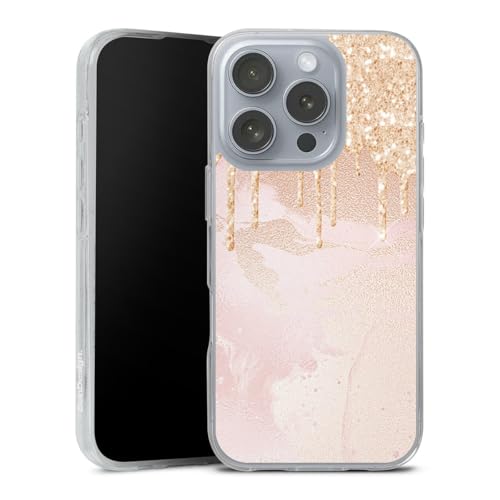Coque Apple iPhone 16 Pro etui silicone souple marbre