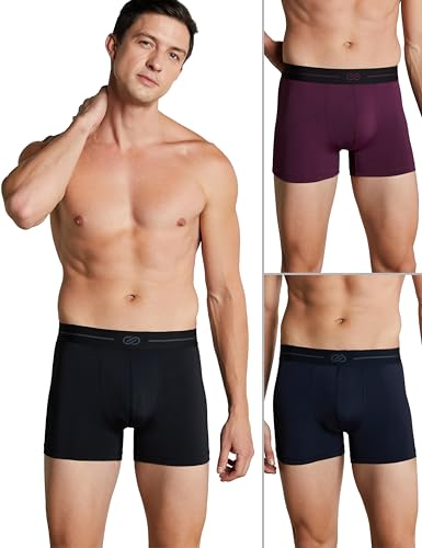 Image of Symbol Premium Men's Microfiber Blend Ultra-Soft Stretch Trunks | Underwear (Available in Combo Packs)