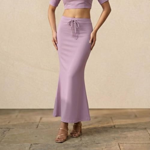 Image of Women's Saree Shapewear - Slim Fit Stretchable Petticoat for Sarees | Comfortable Waistband | Body Shaping Underskirt