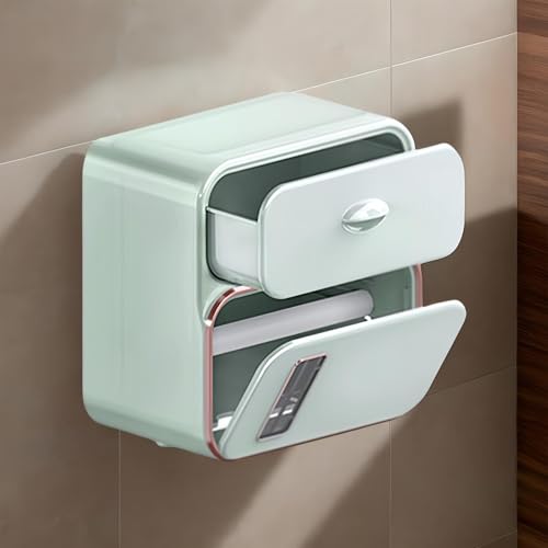Dispensador de papel higiénico para baño y cajas de pañuelos de diseño moderno 6