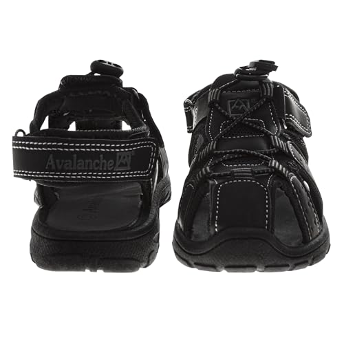 Avalanche Kids Close Toe Sandal with Strap Closure - Durable Walking Sport Sandals for Boys (sizes: 11-13 Little Kid / 1-4 Big Kid)4
