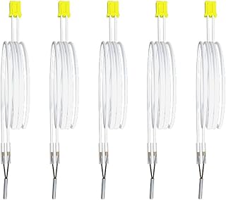 FLSUN Official Original NTC Thermistor Sensor 100k Ohm 880mm Thermistor Temperature Sensor Compatible with V400 3D Printer (5 pcs)